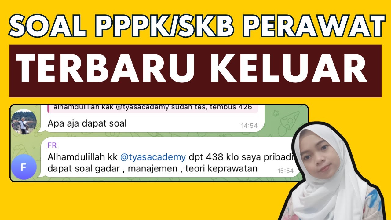 SOAL SKB PERAWAT DAN PPPK PERAWAT SESUAI FR DARI PESERTA