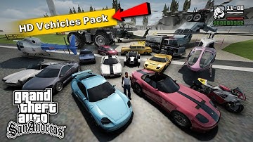 HD Vehicles Pack For GTA San Andreas | GTA SA HD Cars Mods