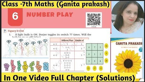 Ncert Class -7th Maths Ganita Prakash Chapter -6 Number Play | Full Chapter | Solutions 