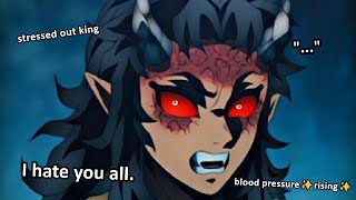 Swordsmith Village but it's Sekido's blood pressure rising every five minutes