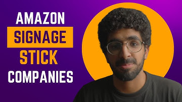 Amazon signage stick to display company milestones 2024