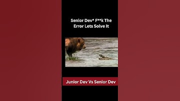 Junior Developer Vs Senior Developer #comedy #shorts