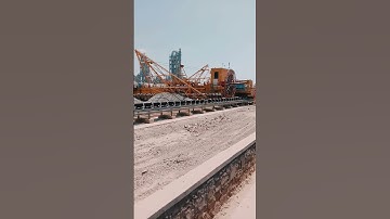 bucket wheel stacker reclaimer machine work#varil #trending#shortsvideo