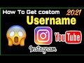 How To Get Custom Username For Instagram || How To Give Instagram link in your YouTube video