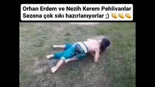 İsmet Özmetin Ustanın Çırağı Emrah Pehlivanın Mahdumları Orhan Erdem Ve Nezih Kerem Pehlivanlar