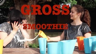 GROSS smoothie cup challenge