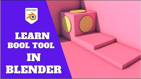 Learn Bool Tool in Blender | Deepak Graphics