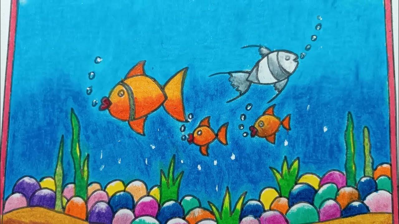 Kids Drawing on Instagram: Fish in Aquarium 😍 #kidsart #art #kids  #painting #kidsartwork #kidsactivities #drawing #kidscrafts #creativekids  #artforkids #artcl…