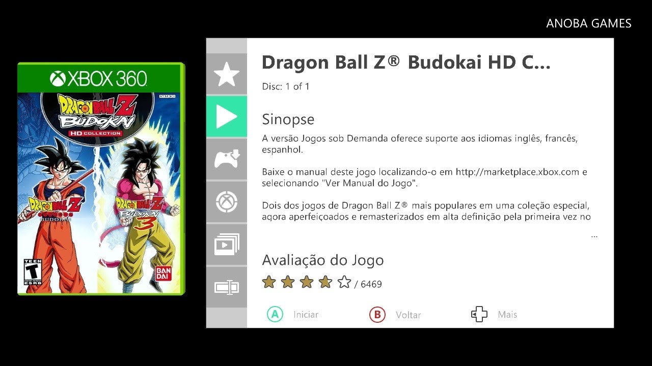 DragonBall Z Budokai HD Collection - Xbox 360, Xbox 360