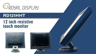 RD121H/HT | 12 inch Touchscreen LCD Monitor | Industrial LCD Monitor | Royal Display