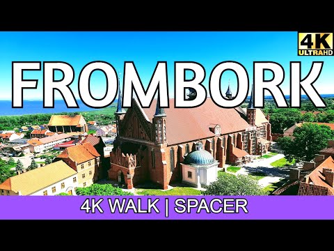 Frombork - Poland, walking in Frombork 4K