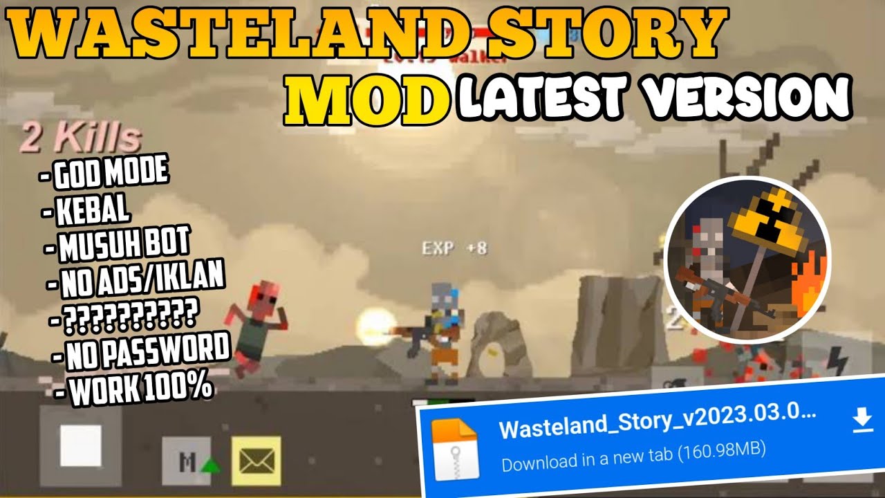 NEW UPDATE!! WASTELAND STORY MOD APK LATEST VERSION GOD MODE