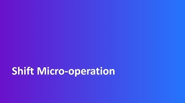 Shift Micro operation | Arithmetic | logical | Circular | Computer organisation lectures