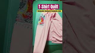 Easy T-Shirt Quilt Top with Keepsake Business Academy Stephanie Grams #sewpreneur #tshirt #kba