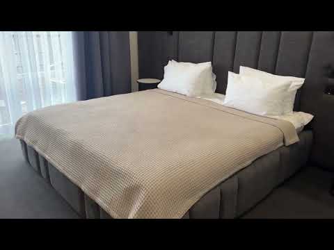 Плед покривало вафельне, 100% бавовна, капучино колір (Розміри і кольори в асортименті), відео 1