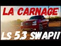 HOW TO DO A COMPLETE NBS 1999-2007 SILVERADO/SIERRA V6 TO V8 LS 4.8 5.3 6.0 SWAP!