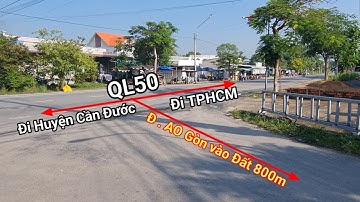 Bán 2 lô đất thổ cư ao gòn Tân Lân cần đước long 134m2 giá 670 triệu
