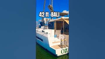 42ft BALI #boat #boats #boatvideo #catamaran #catamarans #catamaransailing #catamaranlife #marina