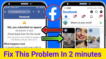 How to solve you submitted an appeal facebook problem | FB submitted an appeal problem solved