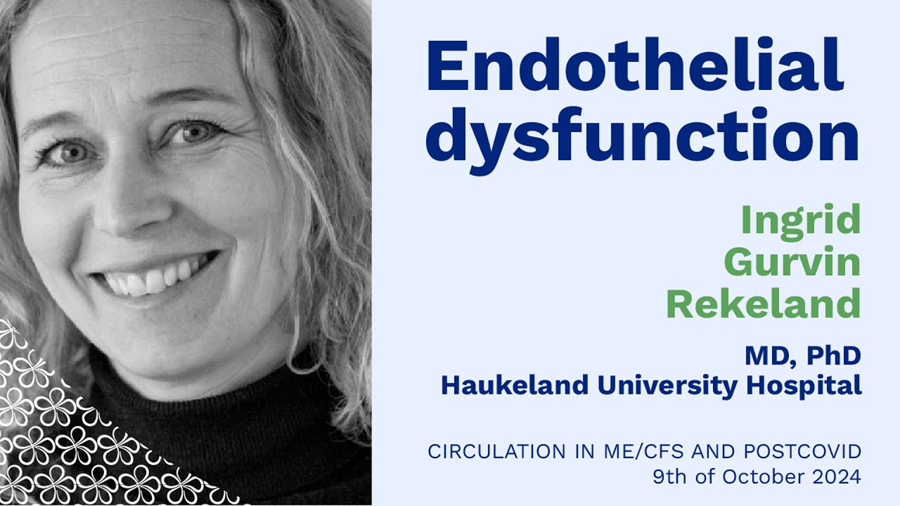 MD, PhD Ingrid Gurvin Rekeland: Endothelial dysfunction