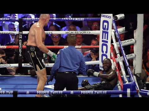 TYSON FURY KNOCKS OUT DEONTAY WILDER TO BECOME WBC HEAVYWEIGHT CHAMPION!!! No footage