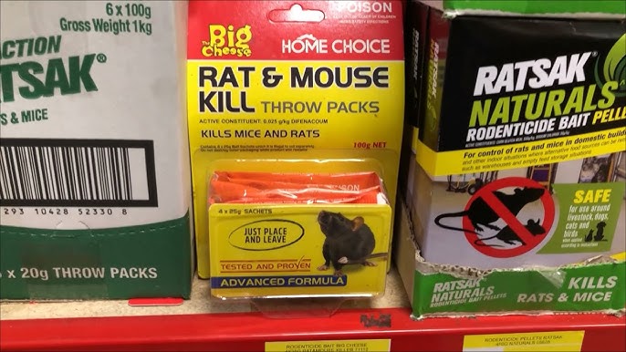 Ratsak® Fast Action Rat & Mice Killer Throw Pack Sachets