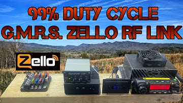99% Duty cycle G.M.R.S. RF link for Zello \ repeater Interface | first look | VOX setup