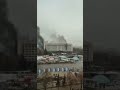 Пожар внутри акимата в Алматы