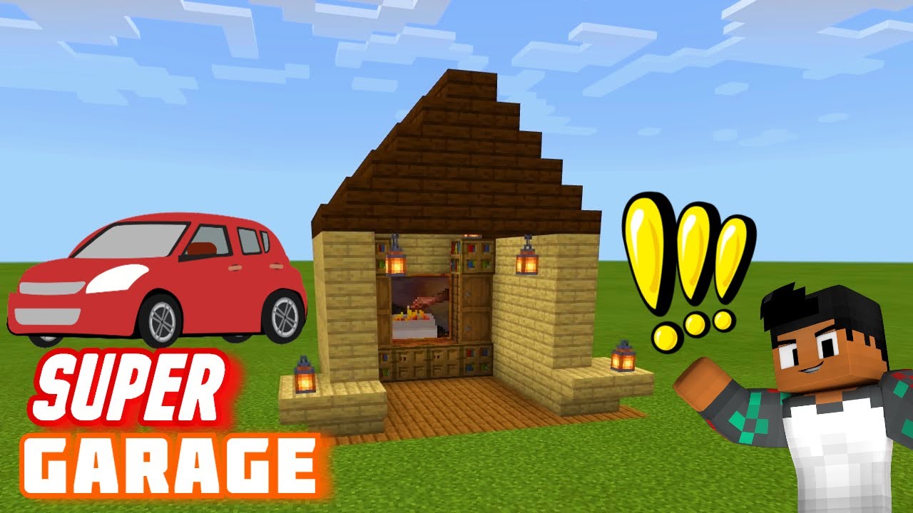 ☑️COMO HACER un GARAGE en MINECRAFT🔥🔥 // FÁCIL y RÁPIDO - YouTube