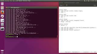 IoT002 - Installing Node, MongoDB and Python on Linux for 'IoTEveryAPI' Test Solution Profile