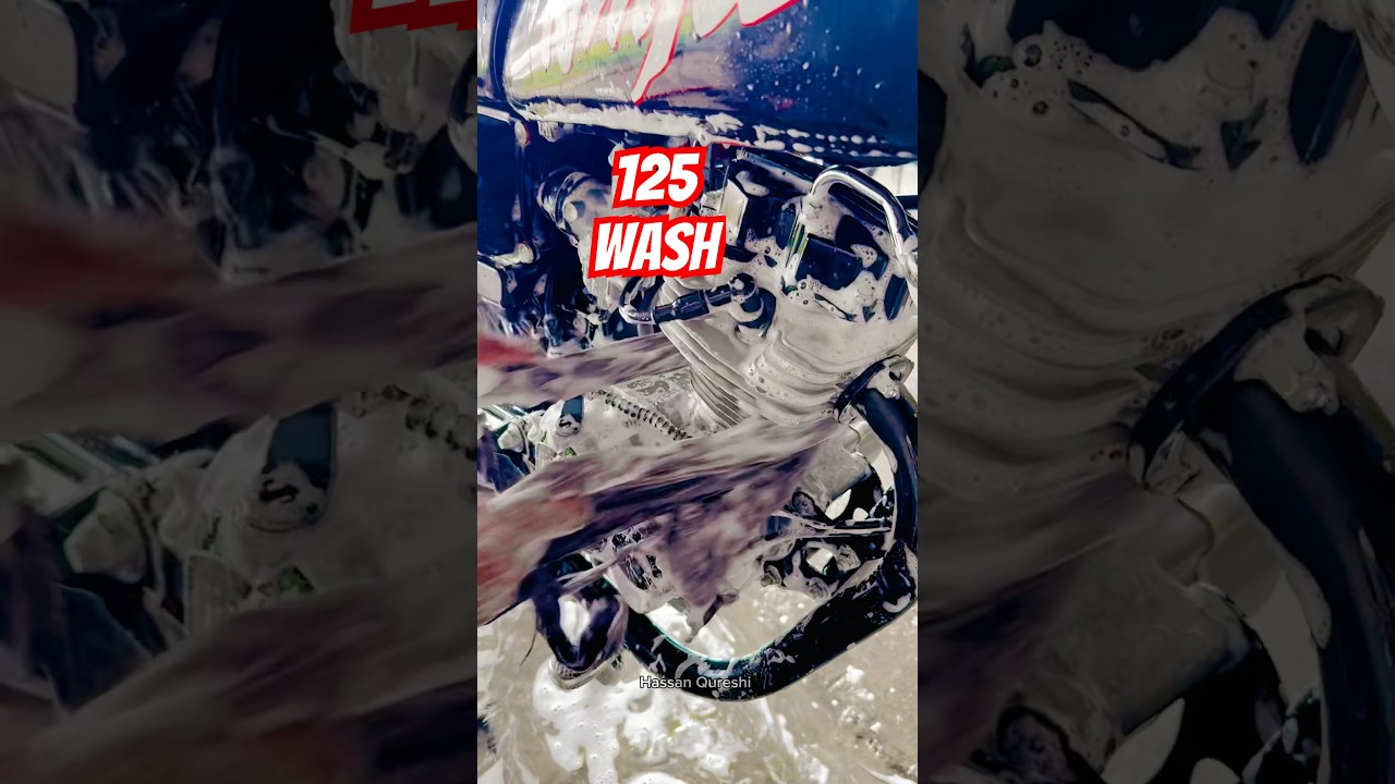 Honda 125 Wash vlog #minivlog #shorts #ytshorts #honda125 #bikewash