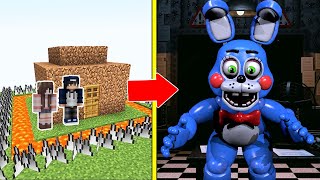 TOY BONNIE Tấn Công Nhà Được Bảo Vệ Bởi bqThanh và Ốc Trong Minecraft