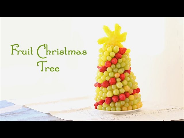 How to Make Fruit Christmas Tree - HOLIDAY FOODIE COLLAB | BuonaPappa