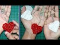 DIY - How To Make a Keychain || Beaded Keychains (♥ Love/Heart Shape Keychain ♥)