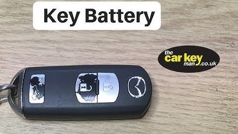 Key Battery Mazda proximity smart Key