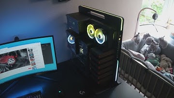 Thermaltake level10 RGB Corsair mod (music sync test)