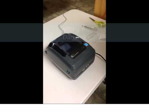 Настройка принтера Zebra GK420T