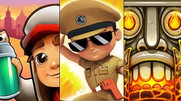 Subway Surfers Marrakesh vs Little Singham vs Temple Run 2 Volcano Island
