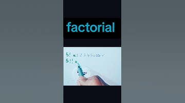 Factorial Math Tricks #shorts