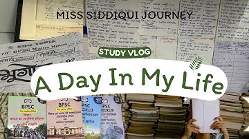 A day in my life | 71th BPSC preparation journey | bpsc study vlog #bpscexam #bpscpre #bpsc