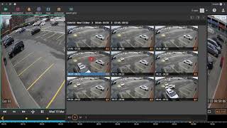 camera events grid thumbnail menu | 3deye cloud video surveillance platform