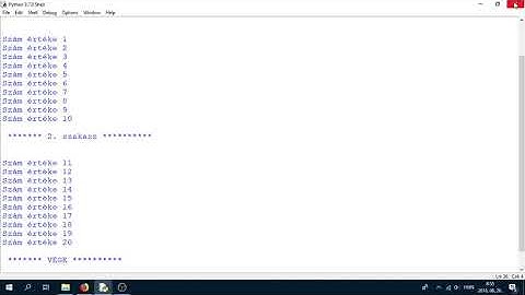 Python Programozás Oktatás: While ciklus