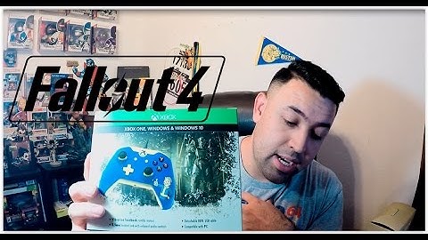 Xbox One Fallout 4 Wired Vault boy controller Unboxing!