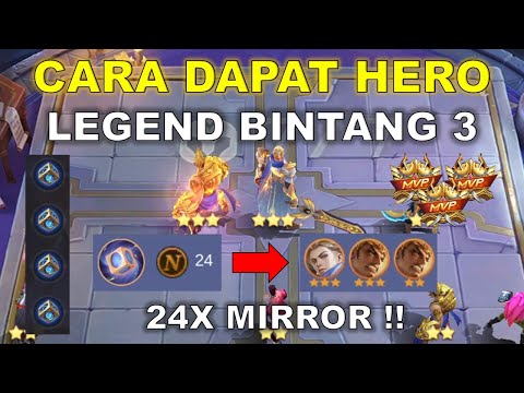 CARA DAPAT HERO LEGEND BINTANG 3 GRATIS !! 100% EASY WIN !! COMBO MAGIC CHESS TERKUAT 2024