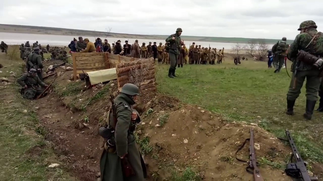 Реконструкция ко дню освобождения Одессы от немецко-фашистских захватчиков,  с. Ильинка 2017