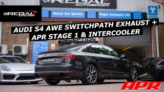 B9 S4 Apr Stage 1 Ecu Software, Awe Tuning Switchpath Exhaust & Apr Intercooler