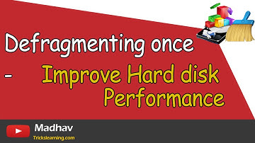 how to defragment in windows 7 | Speed Up computer