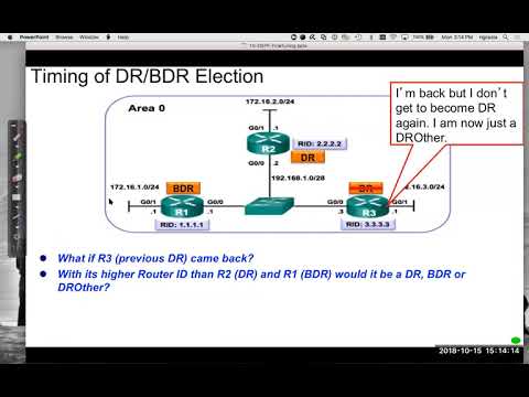 OSPF DR and BDR for Multiaccess Networks