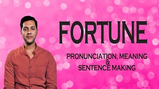 Fortune - Meaning & Pronunciation Word World Audio Video Dictionary Profile