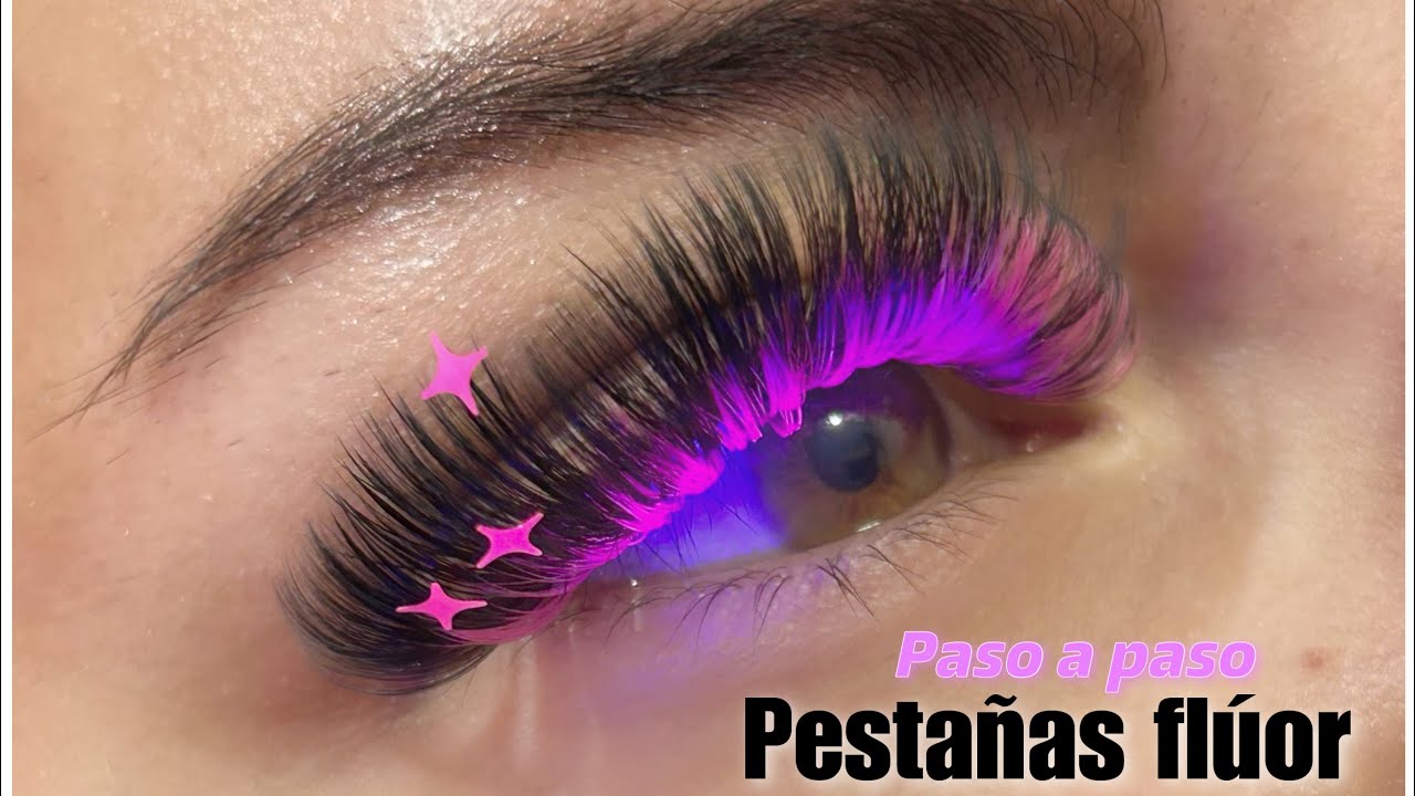 como hacer pestañas pelo a pelo fluor PARA principiante 2023